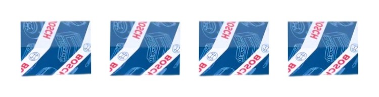 set de 4 injectoare Dysza injector BOSCH na motoru z oznaczeniem typu