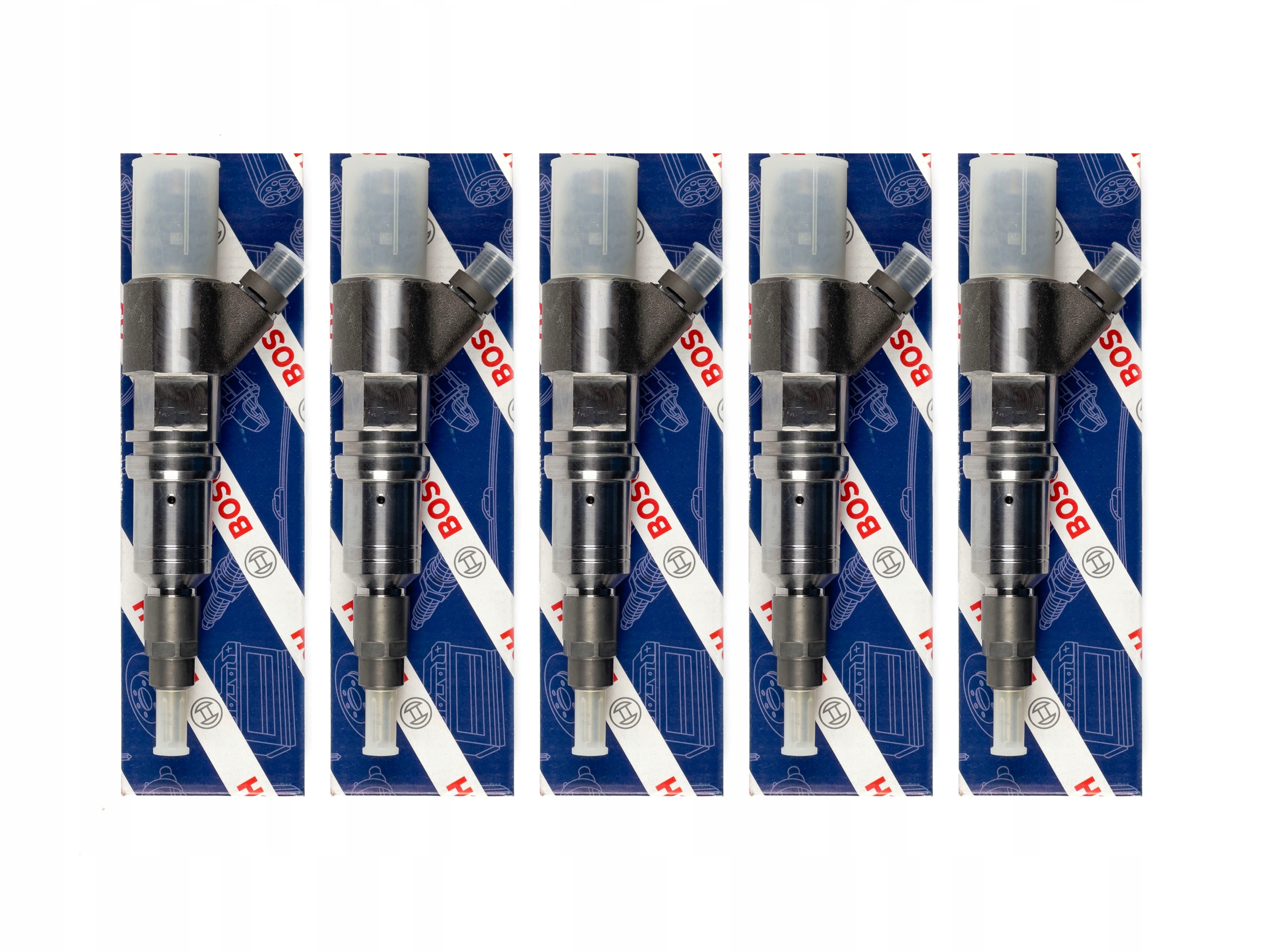 Sada 4 ks vstřikovačů Bosch 0986435564 — Iveco, Pe stoc, cu taxă — foto 4 z 9