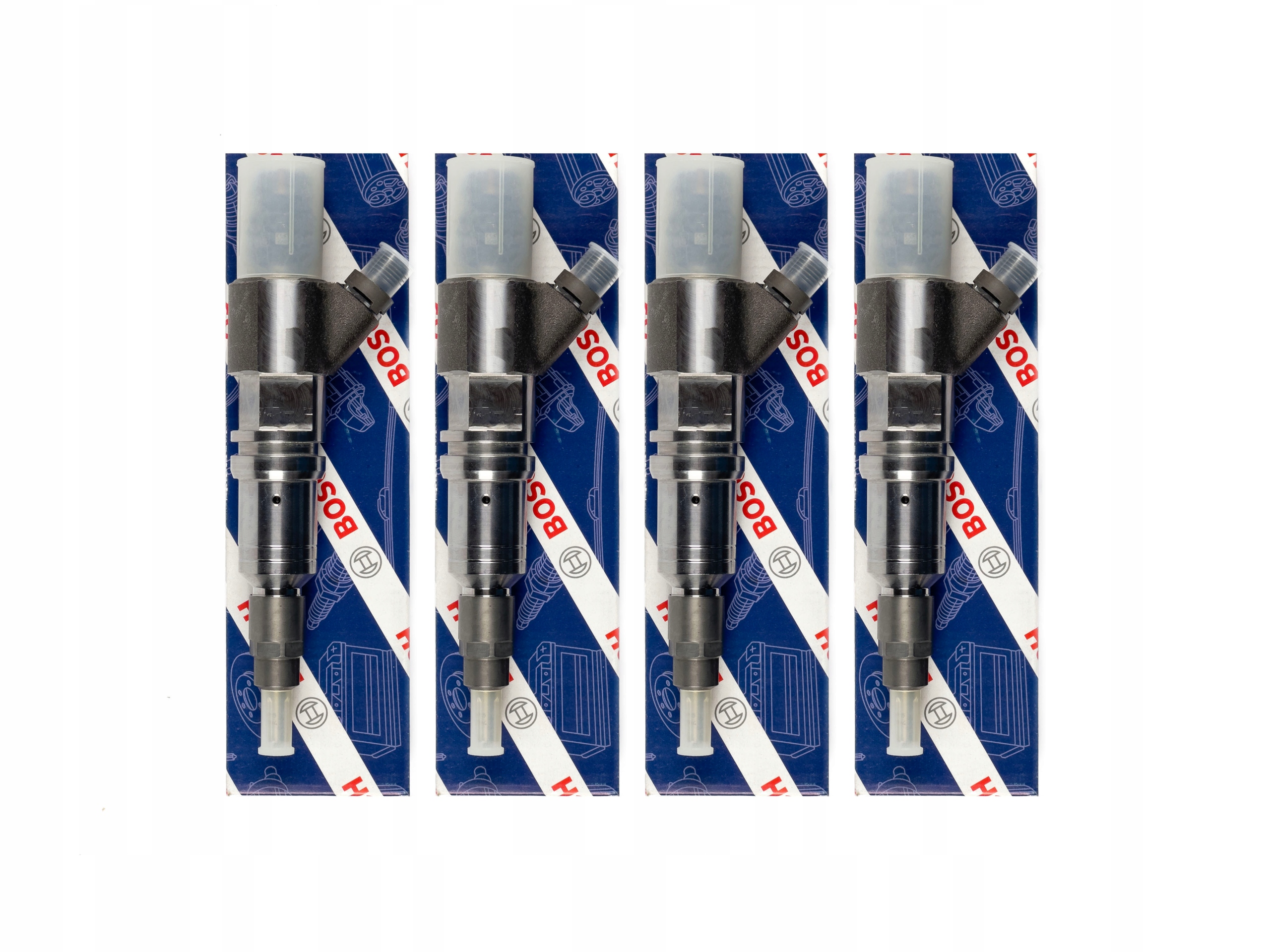 set de 4 injectoare ukladu palivového nový Holland 50425518