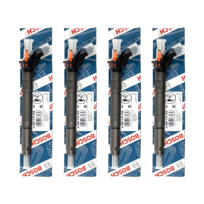 set de 4 injectoare Bosch 1609848980 — Iveco 3.0