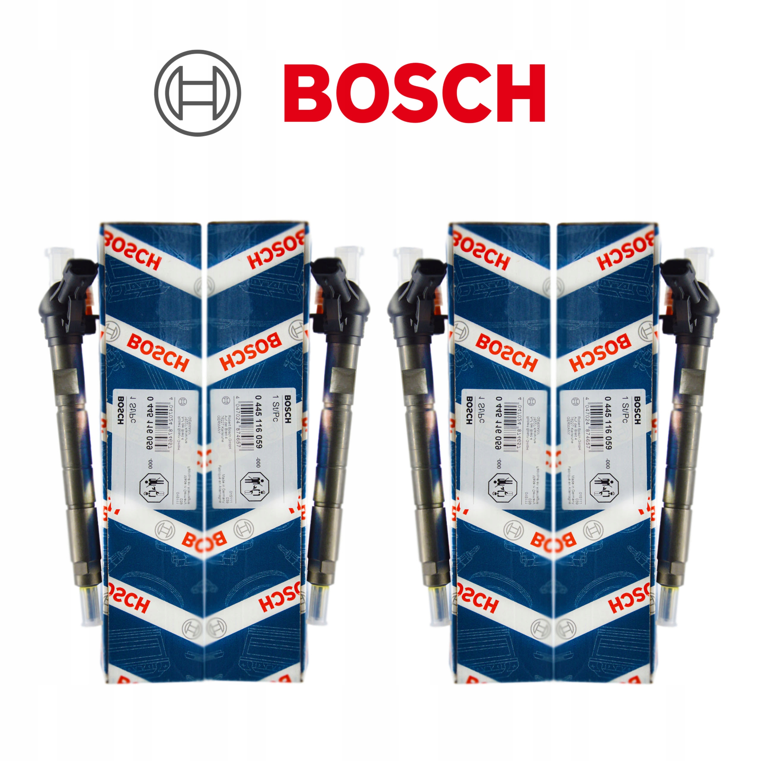 Sada 4 ks vstřikovačů Bosch 0445116019 — Iveco 3.0 MULTIJET, Pe stoc, cu taxă — foto 10 z 16