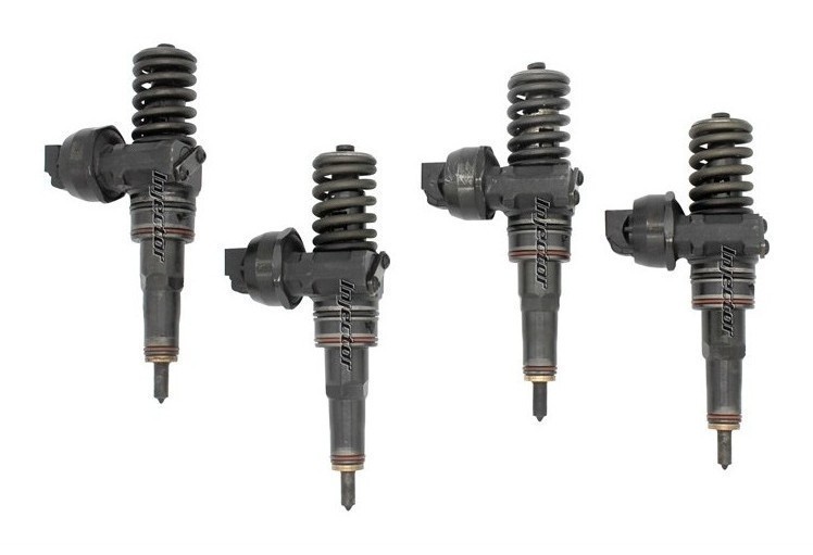 Audi A4 2.0 TDI quattro 103 KW 140 HP set de 4 injectoare utilizate BOSCH 038130073BJ, 038130079QX