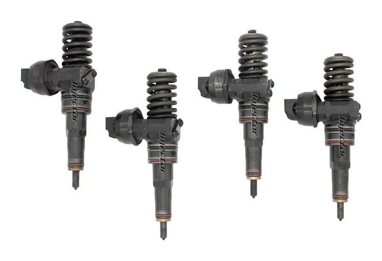 Vw Bora 1.9 TDI 85 KW 115 HP set de 4 injectoare utilizate BOSCH 4MOTION, 045130073T, 038130073L