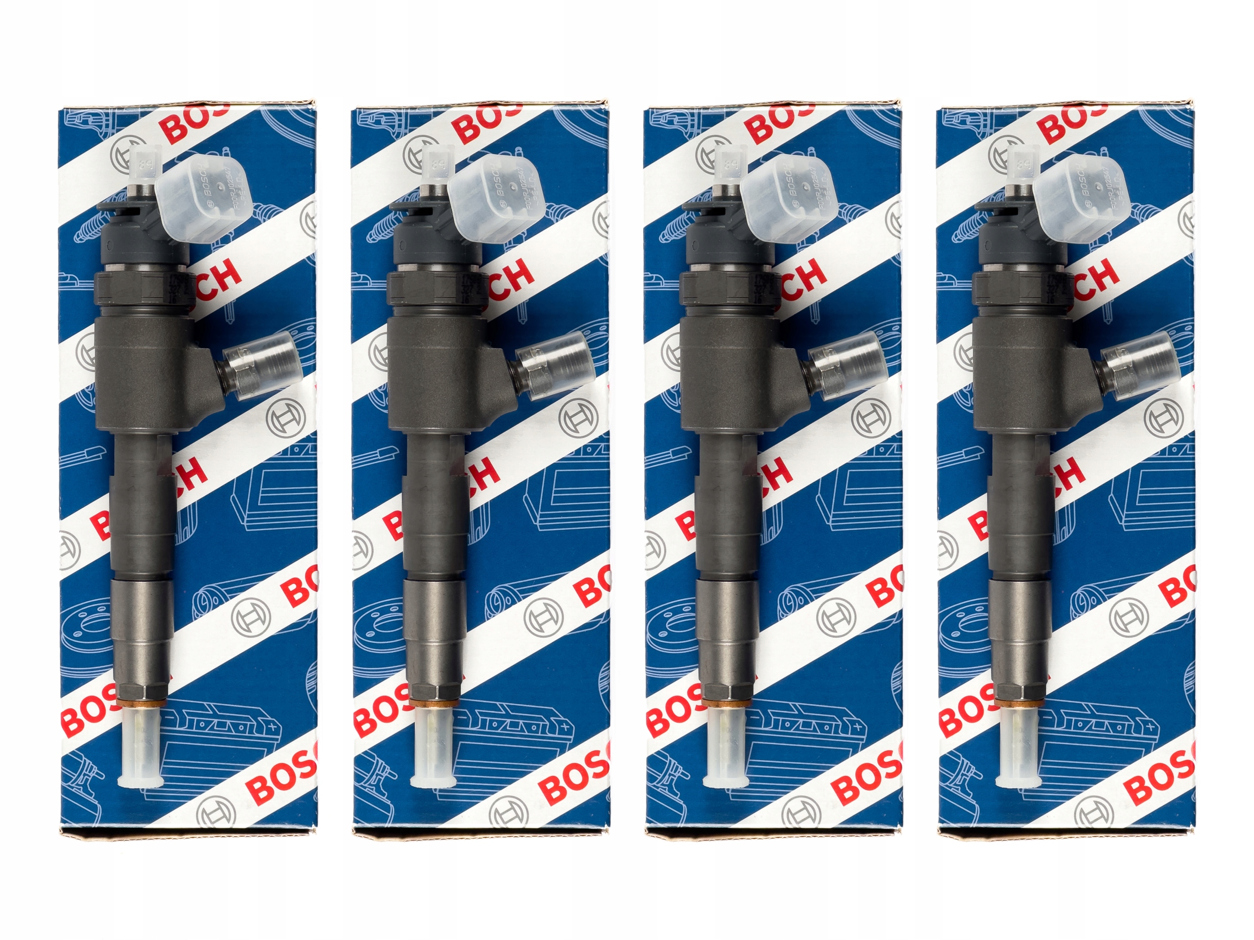 Citroen C3 1.6 d 75-99 hp set de 4 injectoare Bosch 0445110565