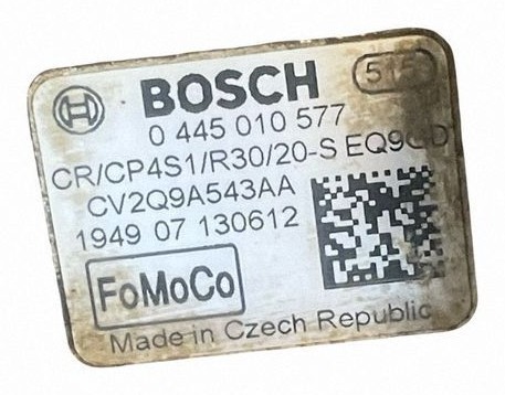 Ford Focus 1.6 d XWDB DYB 95 hp sada použitých vstřikovačů, vysokotlaké čerpadlo a lišta Bosch 0445110489, Pe stoc, cu taxă — foto 3 z 4